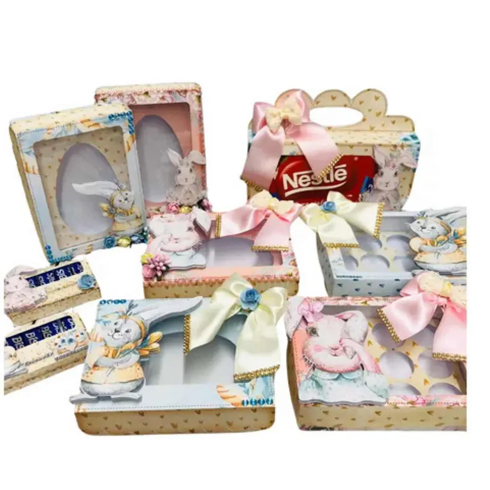 Arquivo De Corte Kit Caixa Feliz Pascoa 1