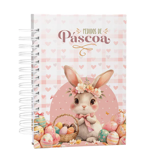 Arquivo de Corte Caderno Pedidos Páscoa