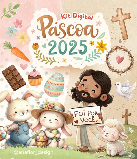 Arquivo Digital Páscoa 2025 Completa
