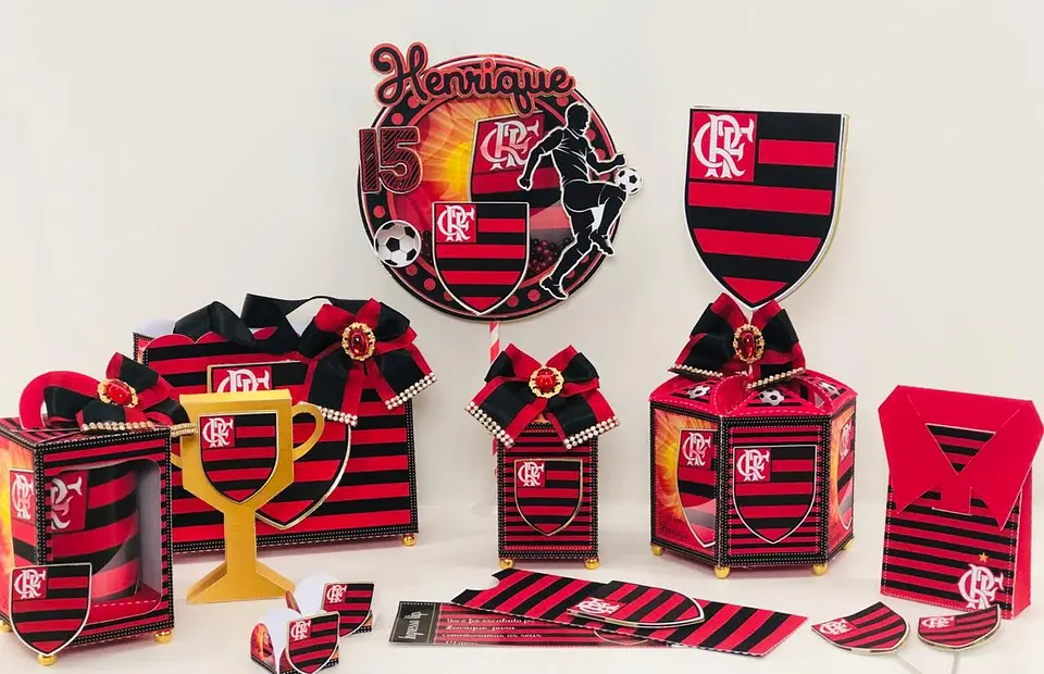Arquivos de Corte 5 Kits Flamengo 2