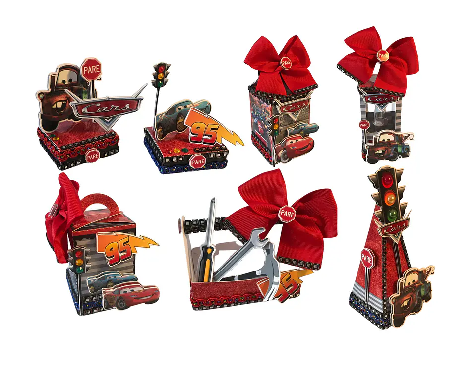 Arquivos de Corte 6 Kits Carros 5