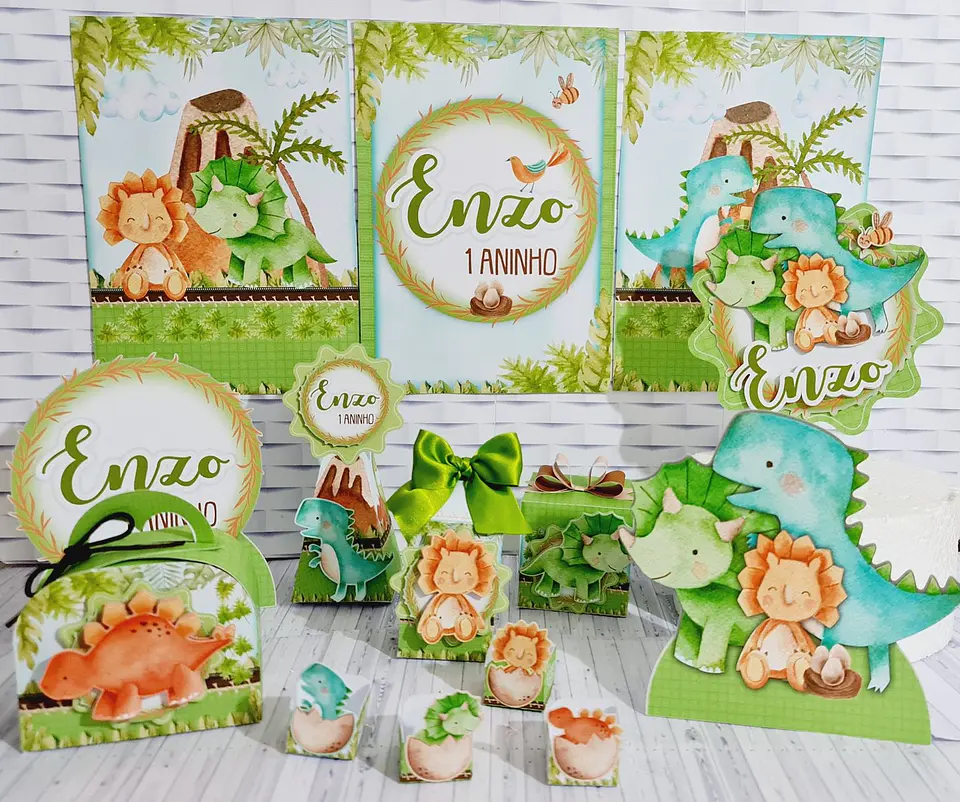 Arquivos de Corte 6 Kits Dinossauro 5