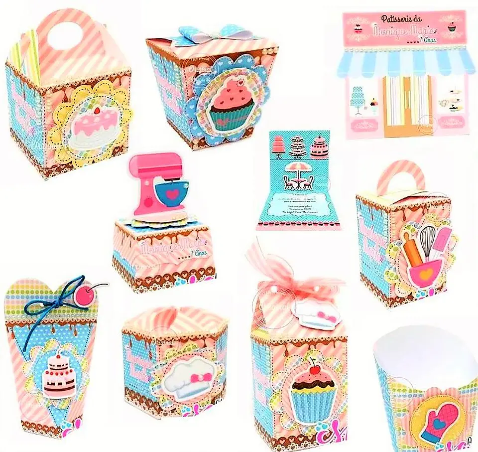 Arquivo de Corte Combo Confeitaria 6 Kits 4