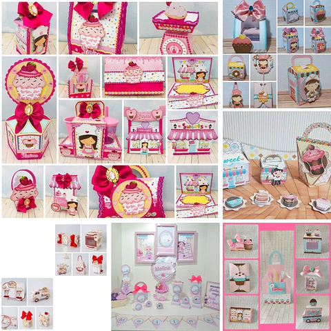 Arquivo de Corte Combo Confeitaria 6 Kits