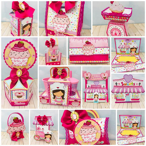 Arquivo de Corte Combo Confeitaria 6 Kits