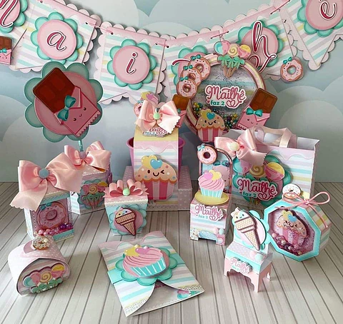 Arquivo de Corte Combo Confeitaria 6 Kits