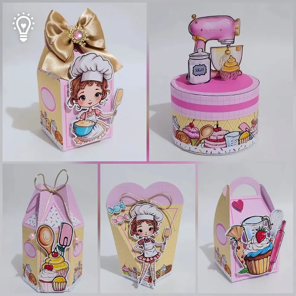 Arquivo de Corte Combo Confeitaria 6 Kits 5