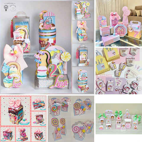 Arquivo de Corte Confeitaria Combo 6 Kits