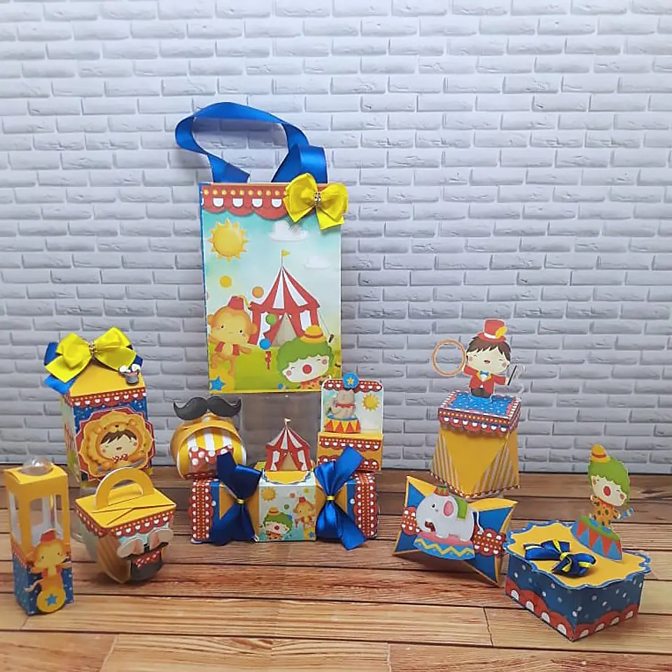 Arquivo de Corte 6 Kits Combo Circo 5