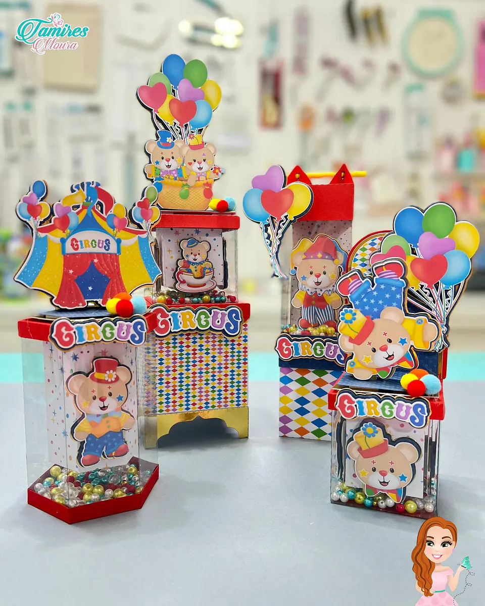 Arquivo de Corte Combo Circo 6 Kits 3