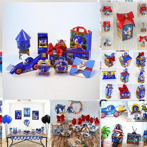 Arquivos de Corte 6 Kits Sonic