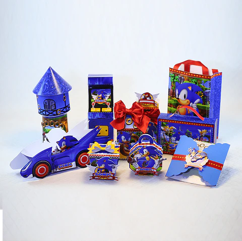 Arquivos de Corte 6 Kits Sonic
