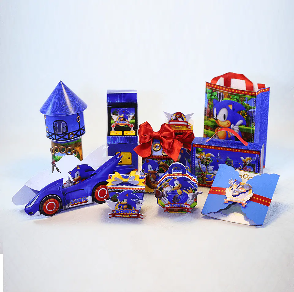 Arquivos de Corte 6 Kits Sonic 2