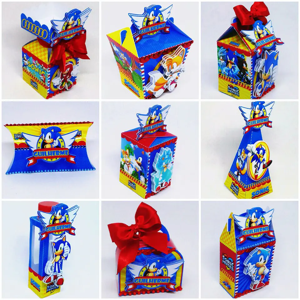 Arquivos de Corte 6 Kits Sonic 3