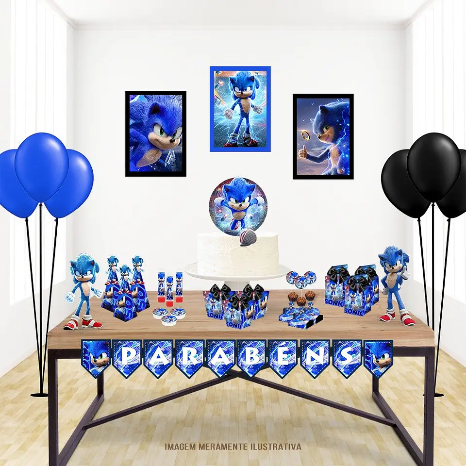 Arquivos de Corte 6 Kits Sonic 4