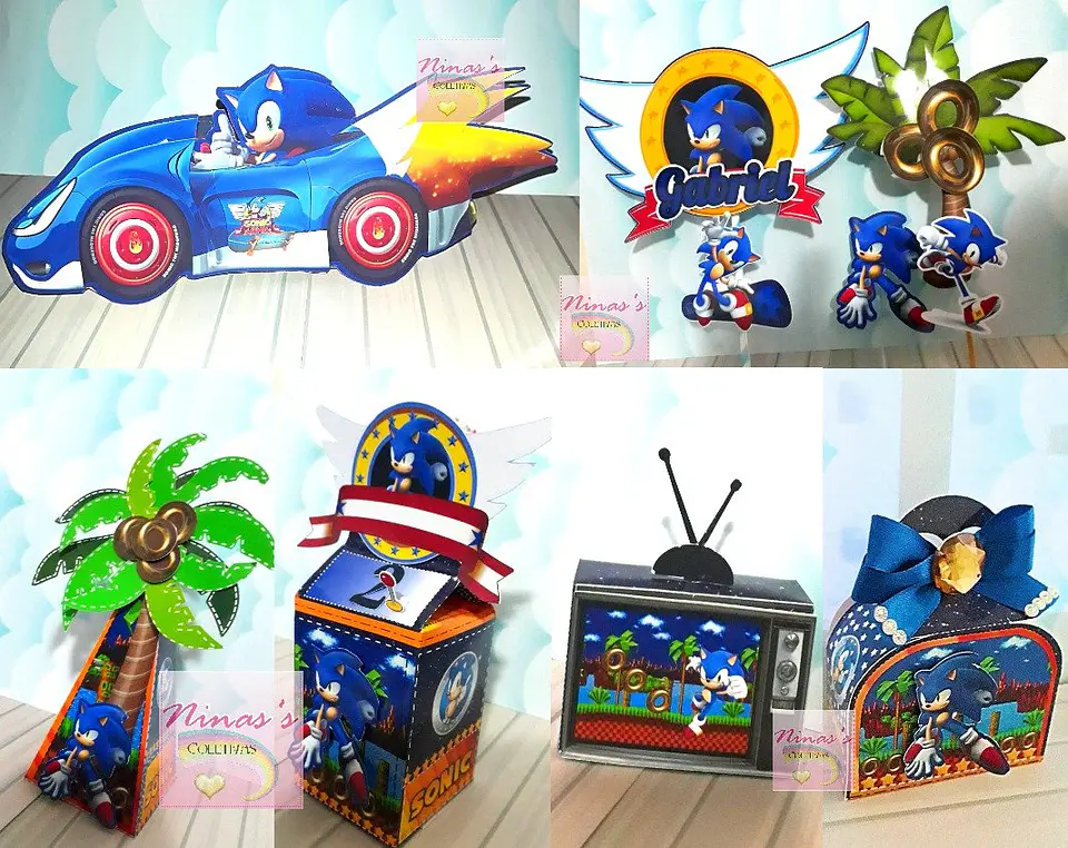Arquivos de Corte 6 Kits Sonic 6