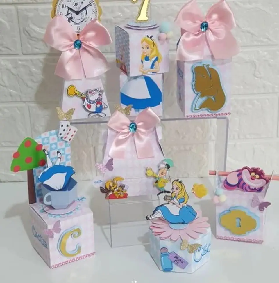 Arquivo de Corte 6 Kits Alice no Pais das Maravilhas 7