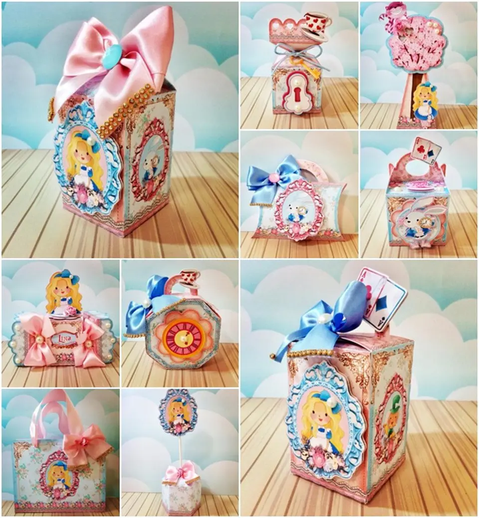 Arquivo de Corte 6 Kits Alice no Pais das Maravilhas 5