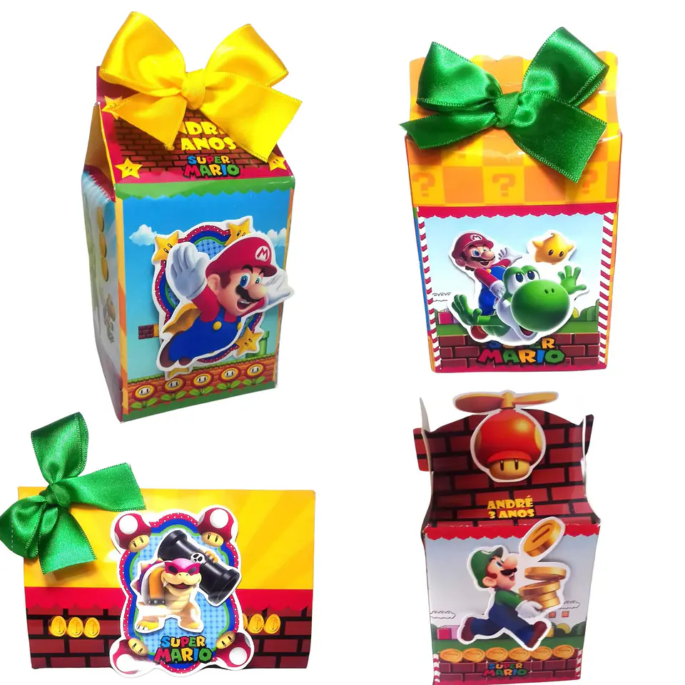 Arquivo de Corte Kit Festa Super Mario 1