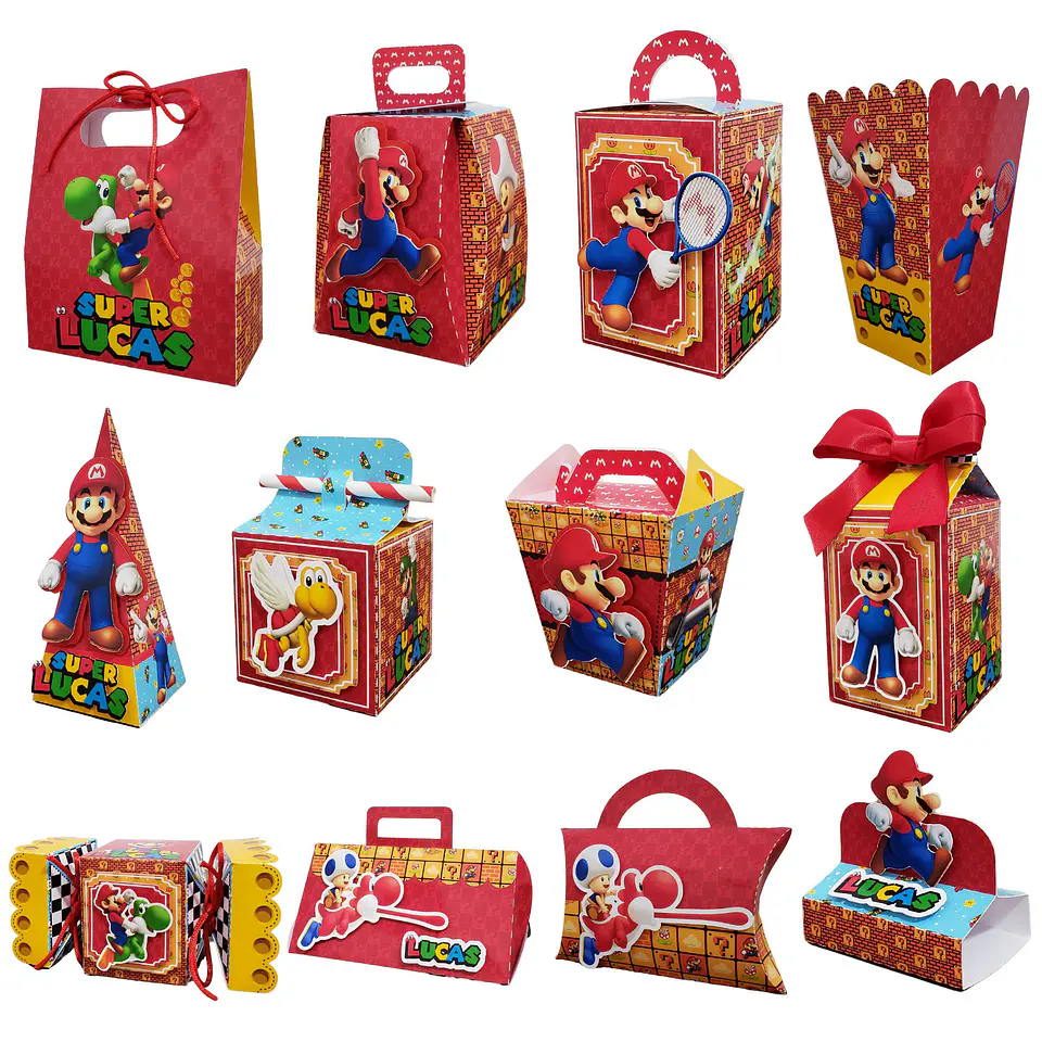 Arquivo de Corte Kit Festa Super Mario 1