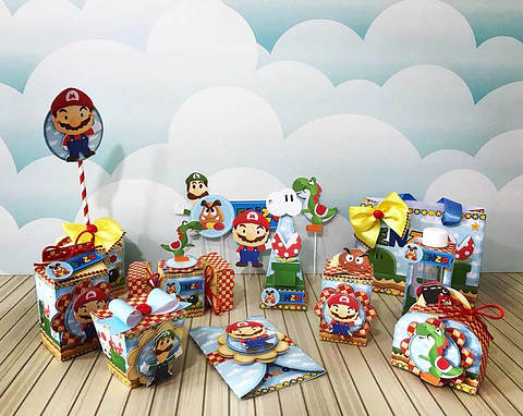 Arquivo de Corte Kit Festa Super Mario