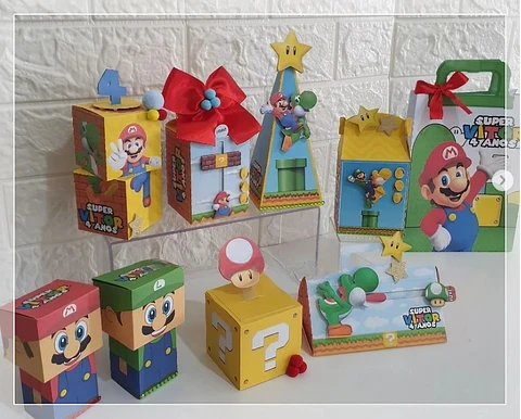Arquivo de Corte Kit Festa Super Mario
