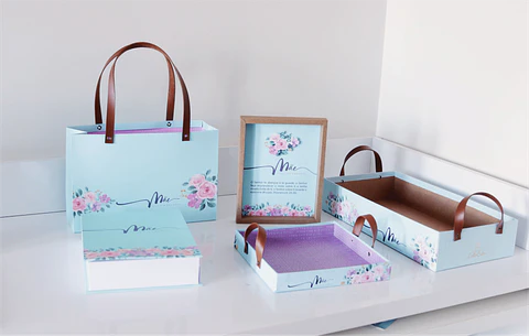 Arquivo de Corte Kit Cartonagem Floral Dia das Mães