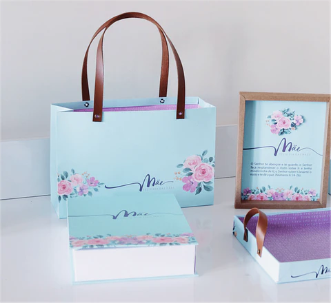 Arquivo de Corte Kit Cartonagem Floral Dia das Mães