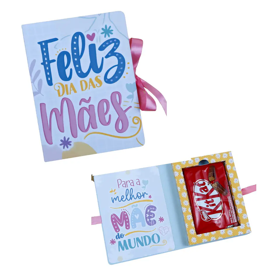 Arquivo de Corte Caixa Kit Kat Dia das Mães 1