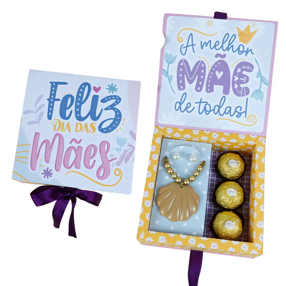 Arquivo de Corte Caixa Porta Joia Dia das Mães 1