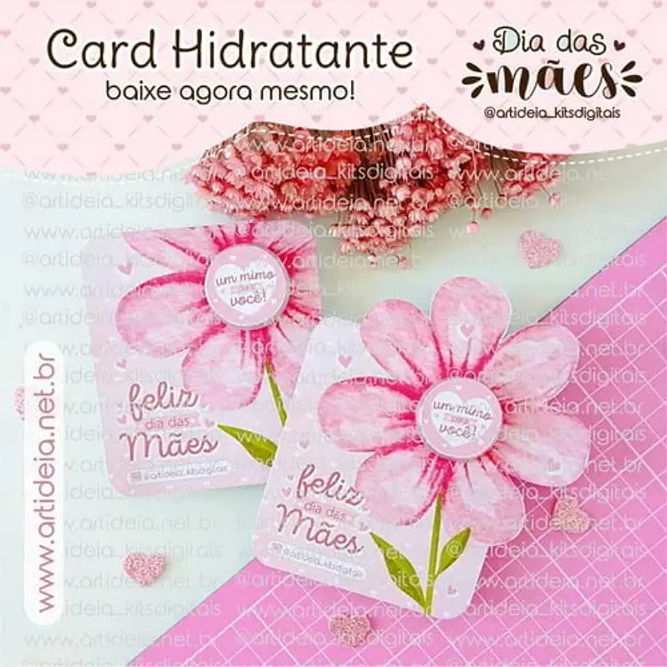 Arquivo de Corte Card Hidratante Dia das Mães 1