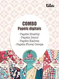 Arquivo Kit Digital Combo Papéis Digitais Cherry - Thumbnail 1