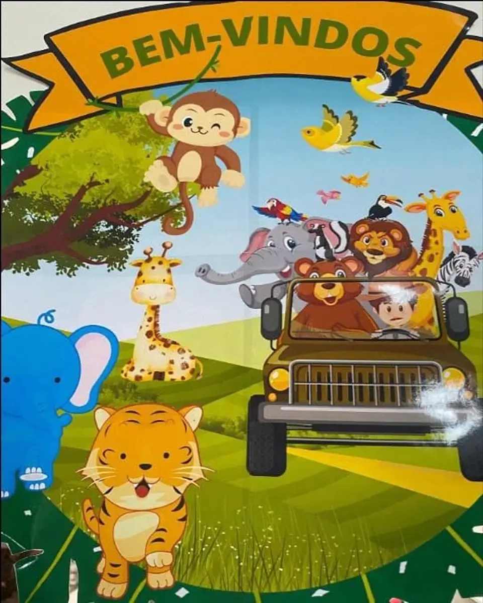 Arquivo Digital Kit Decoração Sala de Aula Safari 3