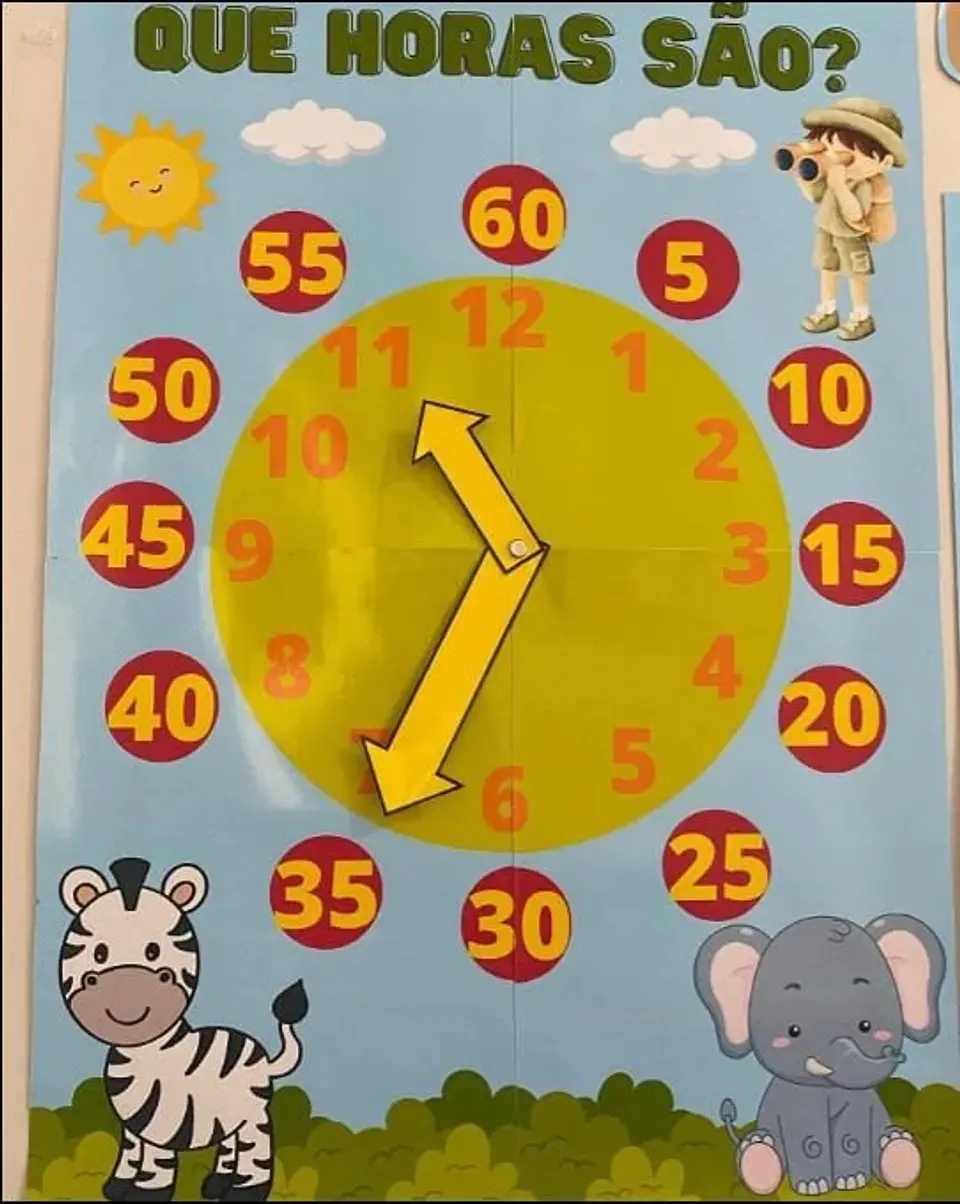 Arquivo Digital Kit Decoração Sala de Aula Safari 9