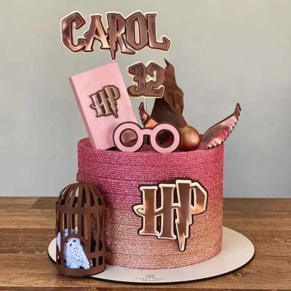 Arquivo de Corte Topo Harry Potter Rosa 1