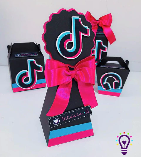 Arquivo de Corte Kit Festa Tik Tok