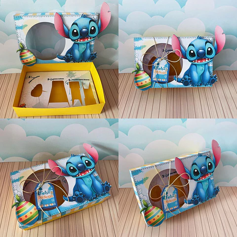 Arquivo de Corte Mini Confeiteiro Stitch Páscoa