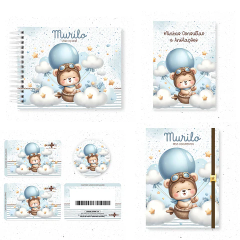Arquivo Digital Pack Baby Ursinho Baloeiro