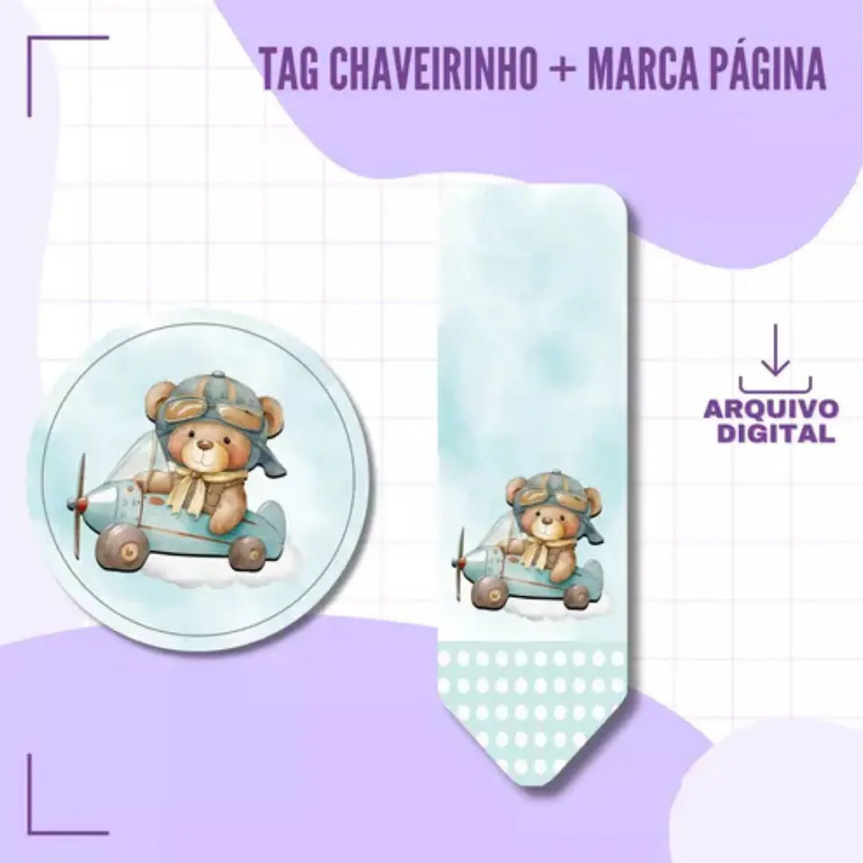 Arquivo Digital Caderneta  Ursinho Aviador 4