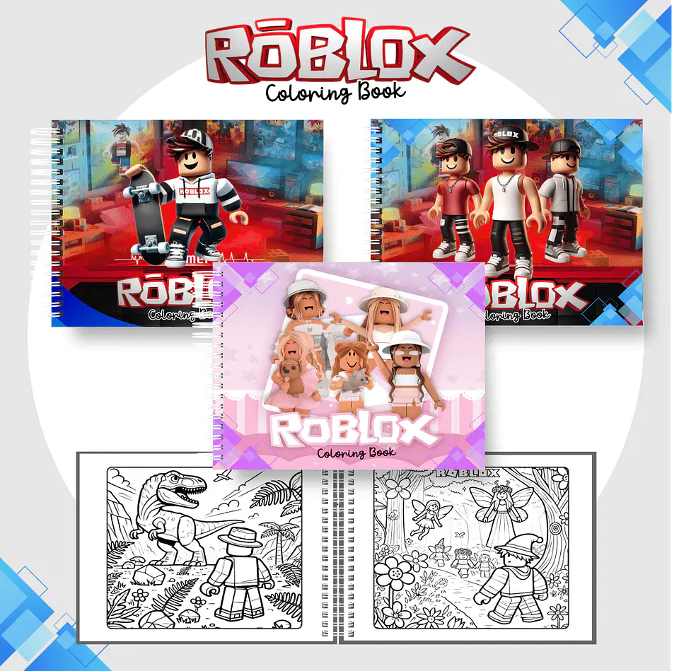 Arquivo Digital Livro de Colorir Roblox 1