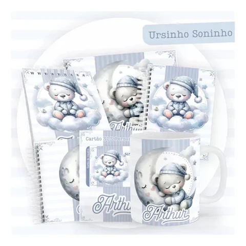 Arquivo Digital Pack Baby Ursinho Soninho