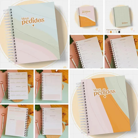 Arquivo Digital Pack Caderno de Pedidos Não Datado