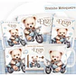 Arquivo Digital Pack Baby Ursinho Motoqueiro - Thumbnail 1