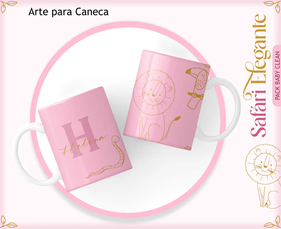 Arquivo Digital Caderneta, Livro do Bebe, Álbum Safari Elegante 5