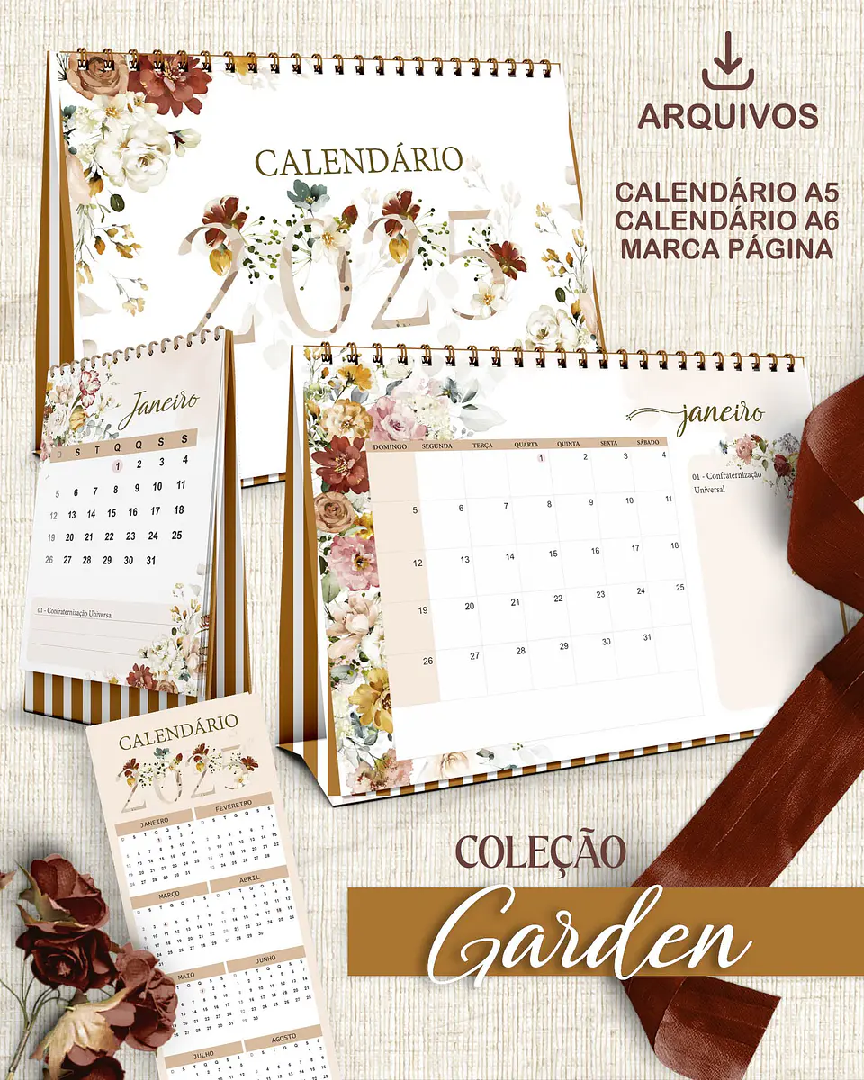 Arquivo Digital Calendários 2025 1