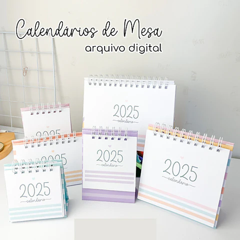 Arquivo Digital Calendário de Mesa 2025