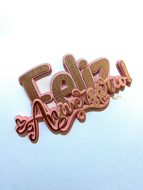 Arquivo de Corte Topo de Bolo Feliz Aniversario