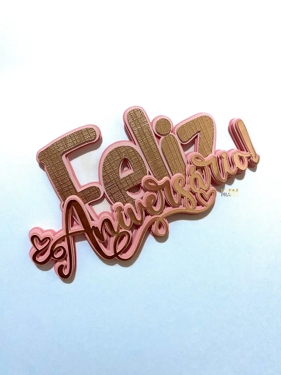 Arquivo de Corte Topo de Bolo Feliz Aniversario 1
