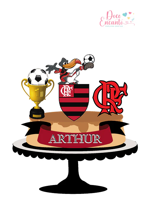Arquivo de Corte Topo de Bolo Flamengo