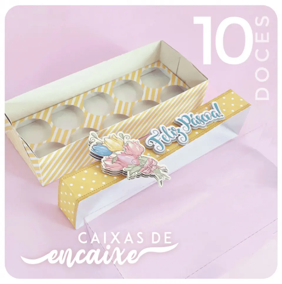 Arquivo de Corte Caixas de Encaixe Pascoa 5